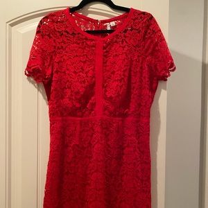 Size 10 red dress!